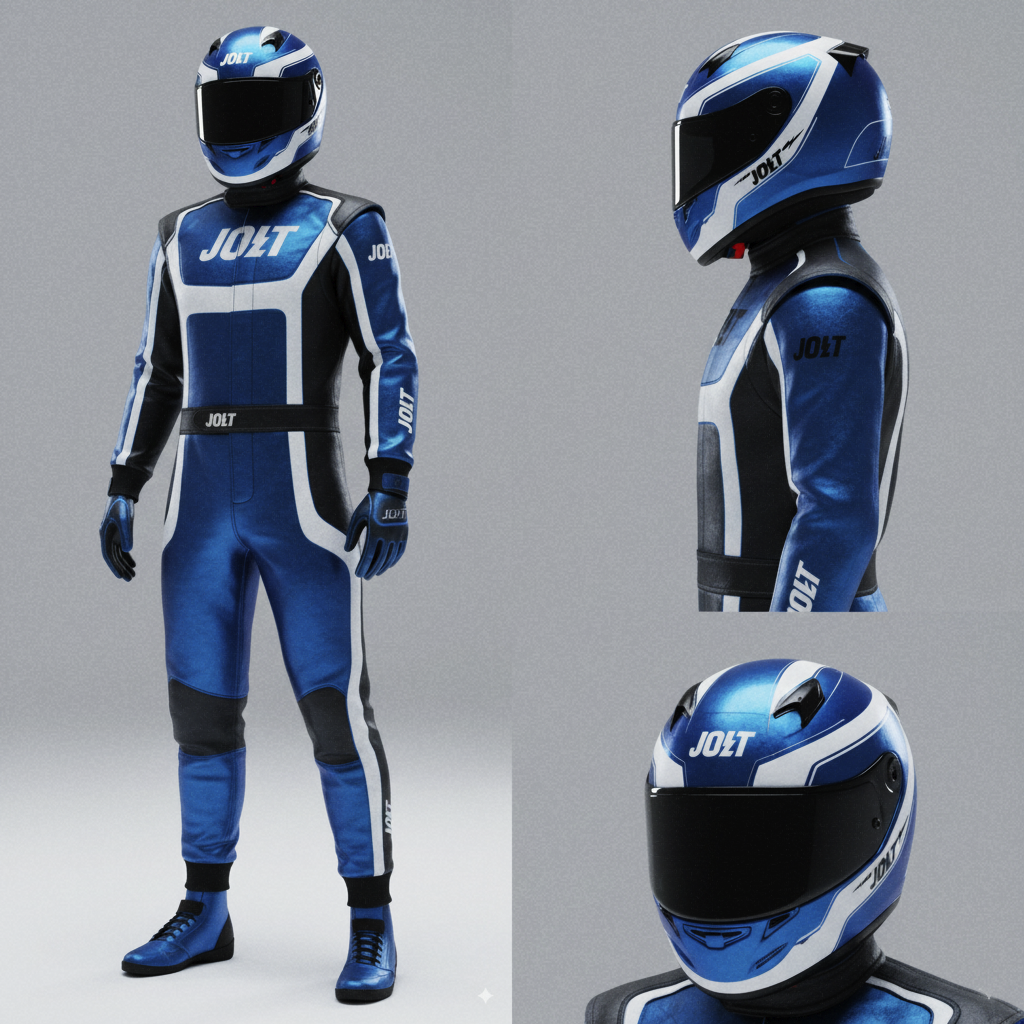 JOLT Professional Racing Suits and Helmets