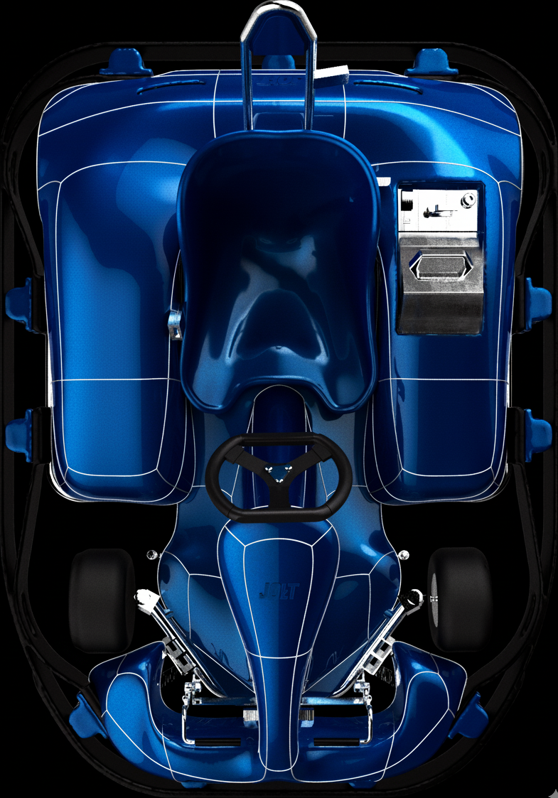 JOLT Electric Go-Kart - Top View Design by Emmanuel Touraine